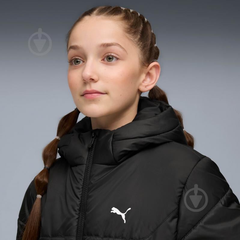 Куртка дитяча демісезонна Puma ESS HOODED PADDED JACKET 68522601 чорна - фото 3
