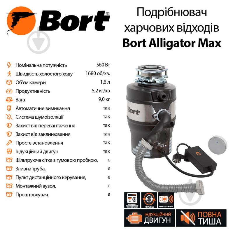 Измельчитель Bort Alligator Max - фото 4