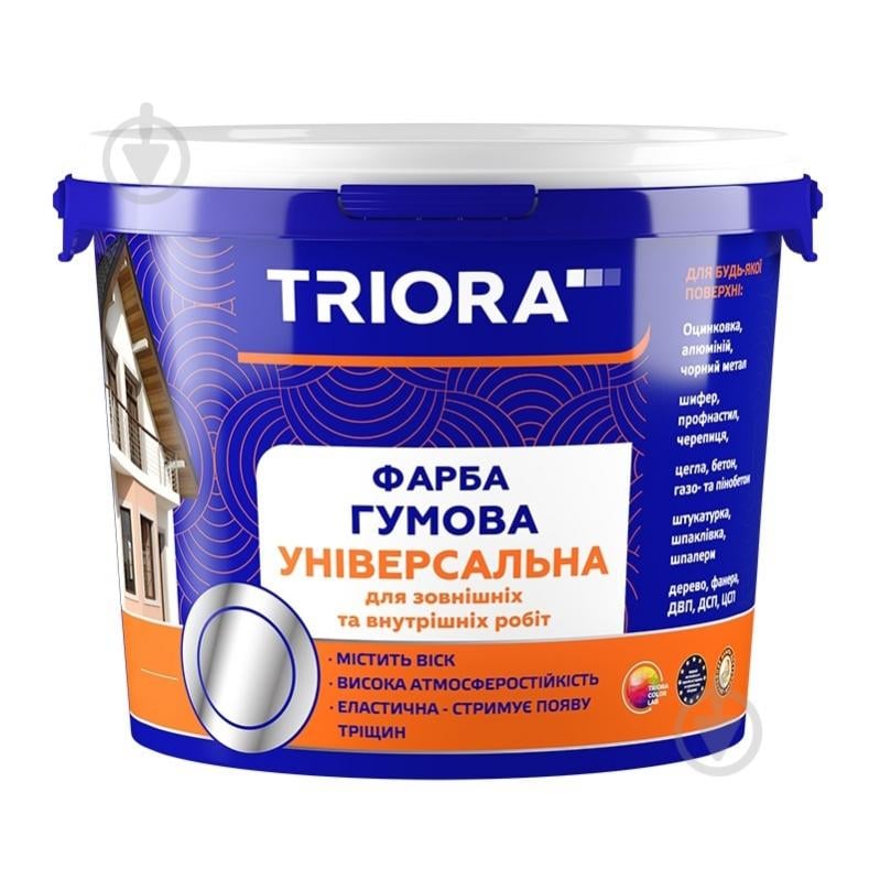 Краска универсальная резиновая Triora мат 1,2 кг - фото 2