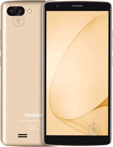 Смартфон Blackview A20 1/8GB gold - фото 1