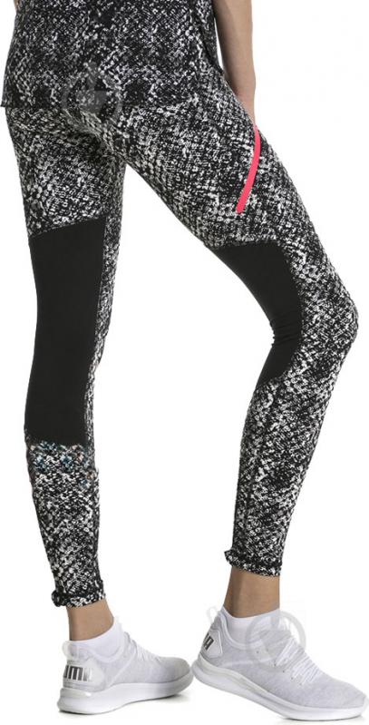 Лосины Puma Graphic Long Tight 51629001 M черный - фото 2