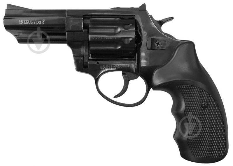 Револьвер Ekol под патрон Флобера Voltran Viper 3" (черный/пластик) - фото 1 Револьвер Ekol под патрон Флобера Voltran Viper 3" (черный/пластик) - фото 1