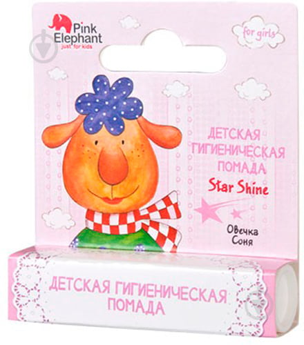 Помада гигиеническая для губ Pink Elephant Овечка Соня 3,6 г - фото 1