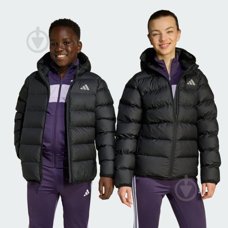 Куртка для мальчиков зимняя Adidas J SD JKT JL7430 черная - фото 3 Куртка для мальчиков зимняя Adidas J SD JKT JL7430 черная - фото 3