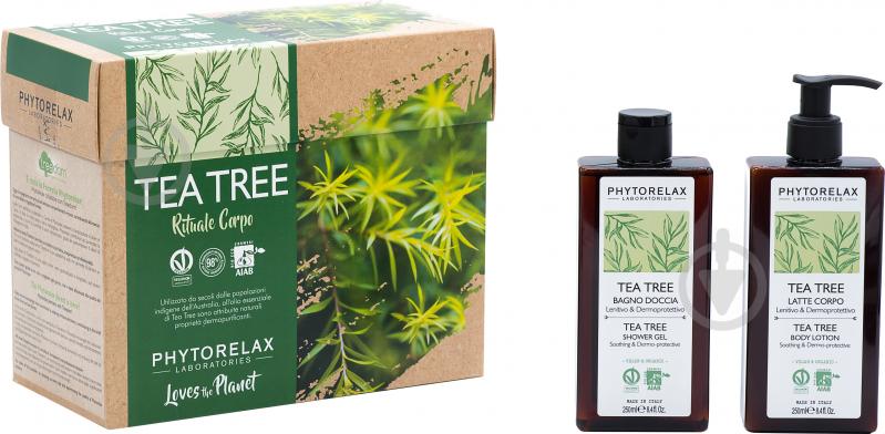 Подарочный набор унисексдля женщиндля мужчин Phytorelax Tea Tree гель для душа + лосьон для тела - фото 1