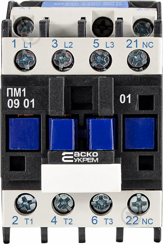 Электромагнитный пускатель Аско-Укрем ПМ 1-09-01 M7 230В (LC1-D0901) A0040010042 - фото 3