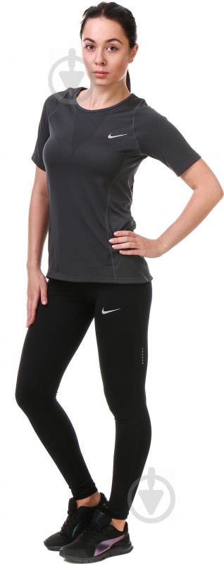 Футболка Nike W NK ZNL CL RELAY TOP SS 831512-010 р.XS черный - фото 4