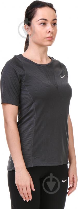 Футболка Nike W NK ZNL CL RELAY TOP SS 831512-010 р.XS черный - фото 2