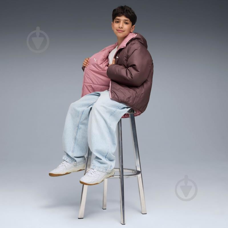 Куртка для дівчаток демісезонна Puma Reversible Puffer Jacket 68840765 рожева - фото 4 Куртка для дівчаток демісезонна Puma Reversible Puffer Jacket 68840765 рожева - фото 4