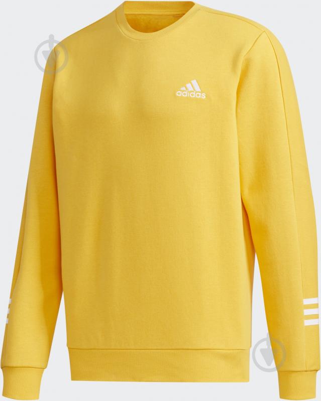Джемпер Adidas M E COMF SWT GD5468 р. XL желтый - фото 1