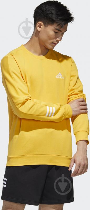 Джемпер Adidas M E COMF SWT GD5468 р. XL желтый - фото 6