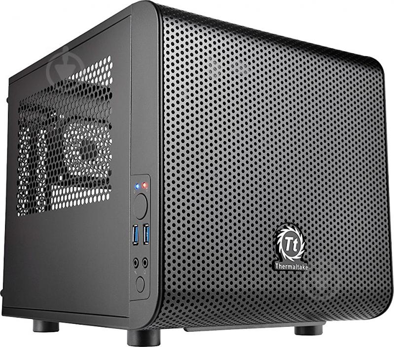 Корпус Thermaltake Core V1 Black (CA-1B8-00S1WN-00) - фото 1