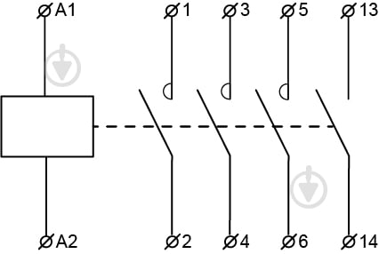 Электромагнитный пускатель Аско-Укрем ПМ 1-09-10 D7 42B (LC1-D0910) A0040010088 - фото 4