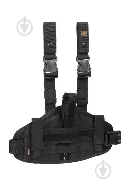 Кобура P1G-Tac підсумок універсальна на стегно molle “uph” (uni.pouch-holster) combat black - фото 4