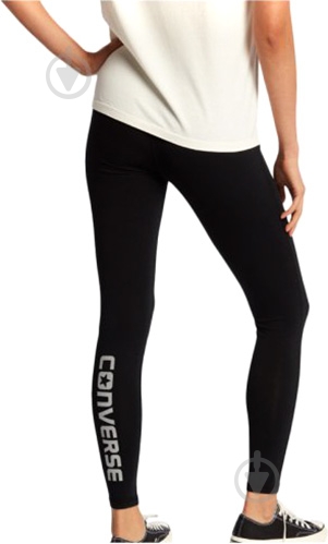Лосини Converse Core Reflective Wordmark Legging 10004552-001 M чорний - фото 2