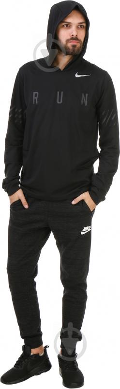 Худи Nike M NK DRY MILER HOODIE SSNL GX 856882-010 р. L черный - фото 2