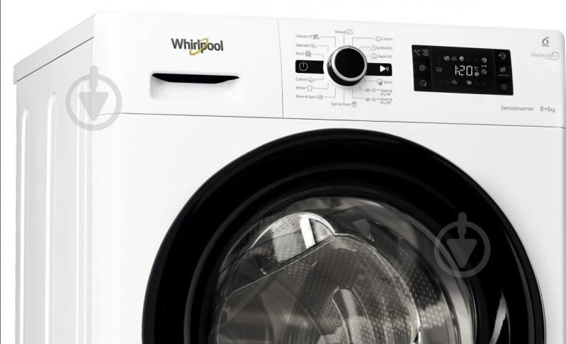 Пральна машина із сушкою Whirlpool FWDG86148B EU - фото 2