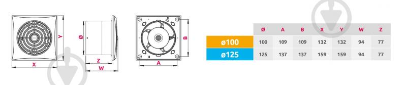 Вытяжной вентилятор Awenta Сайлентс ВЗ 100-WZ100 WZ100 - фото 3
