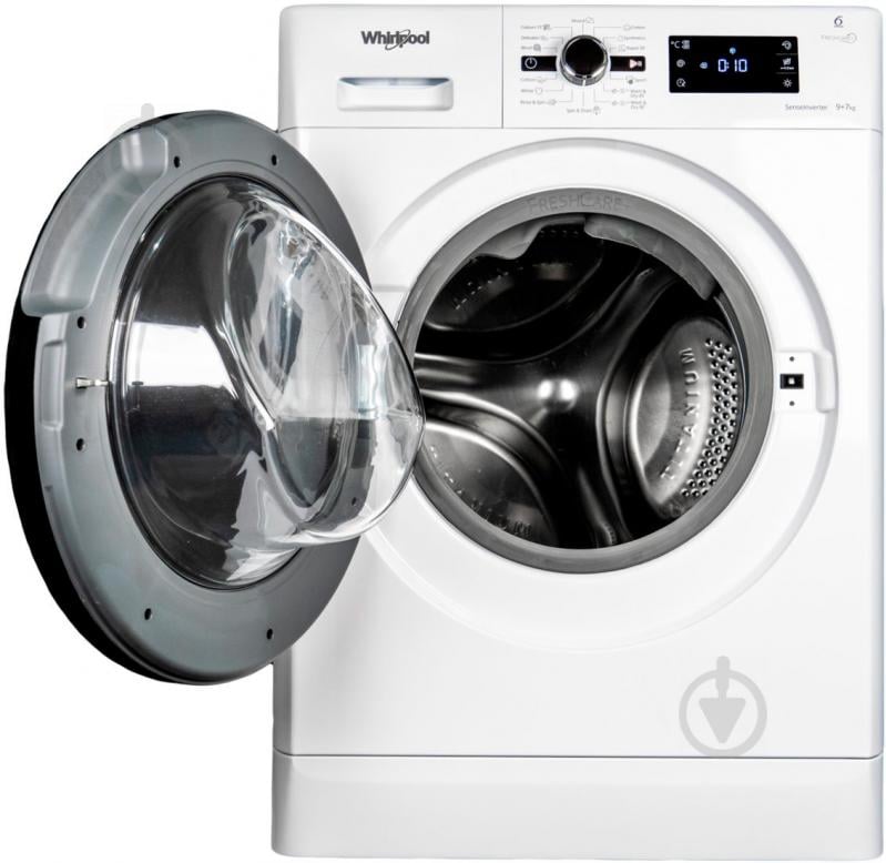 Пральна машина із сушкою Whirlpool FWDG97168B EU - фото 4