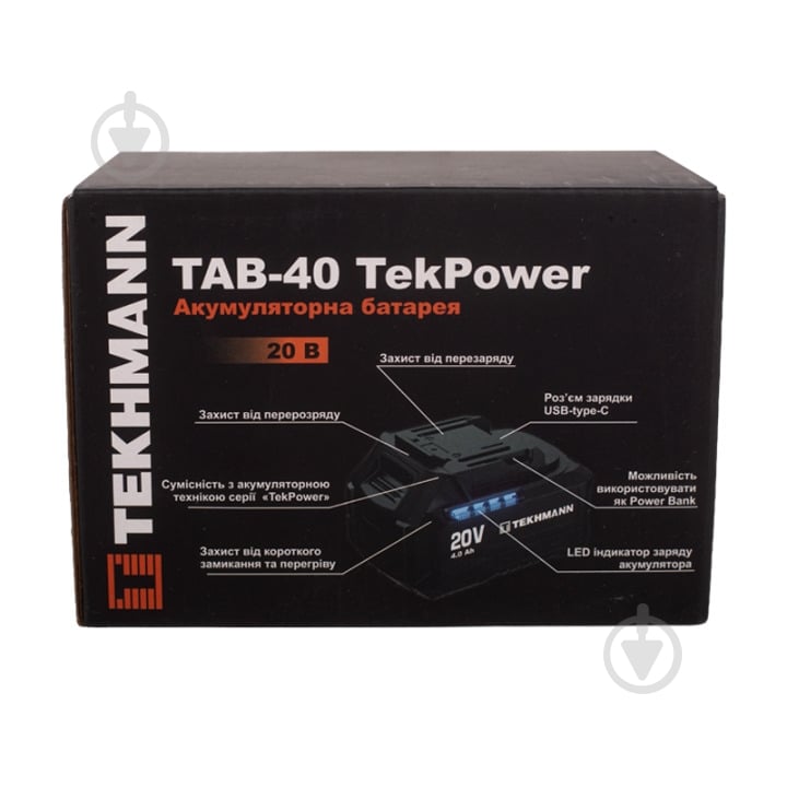 Батарея аккумуляторная Tekhmann TAB-40 TekPower (854609) - фото 5