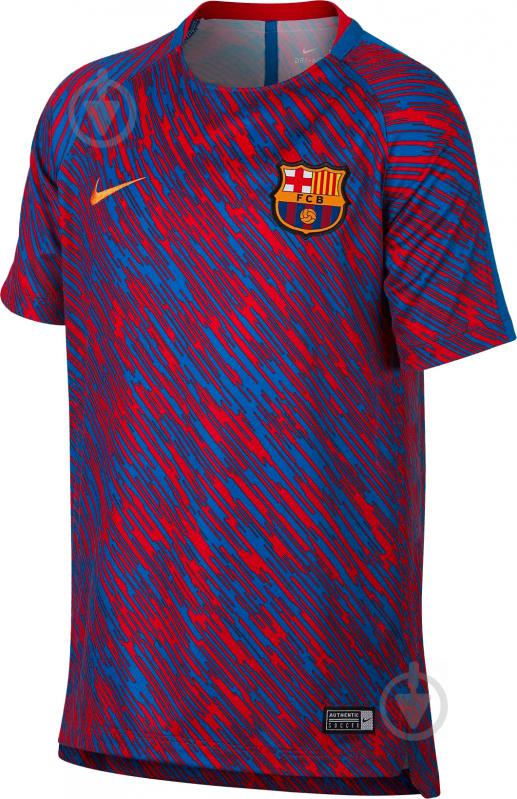 Футболка Nike FCB M NK DRY SQD TOP SS GX 928046-658 р.XL красный - фото 1