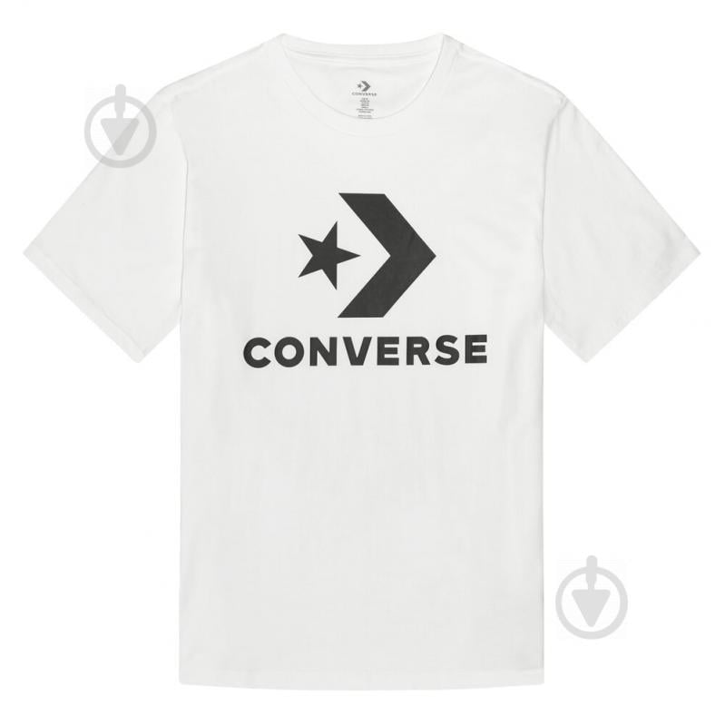 Футболка Converse STAR CHEVRON TEE 10018568-A02 р.S білий - фото 1