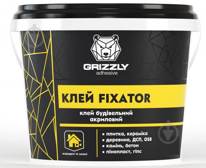 Клей акриловый Grizzly FIXATOR строительный 3 кг - фото 1