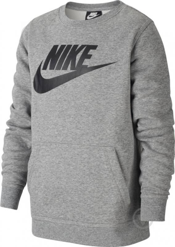 Футболка Nike Sportswear Club Fleece CJ7862-092 р.M серый - фото 1