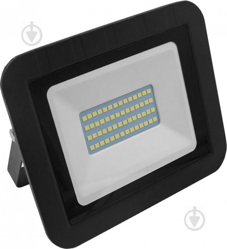 Прожектор Eurolamp 6500 K SMD 50 Вт IP65 черный LED-FL-50 - фото 1