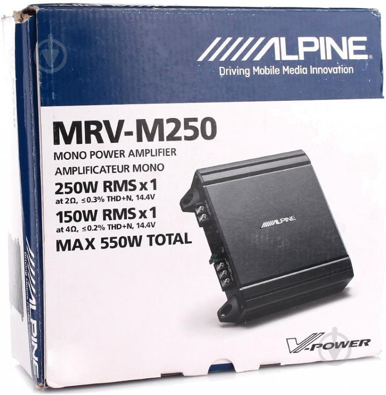 Автомобильный усилитель Alpine MRV-M250 - фото 6