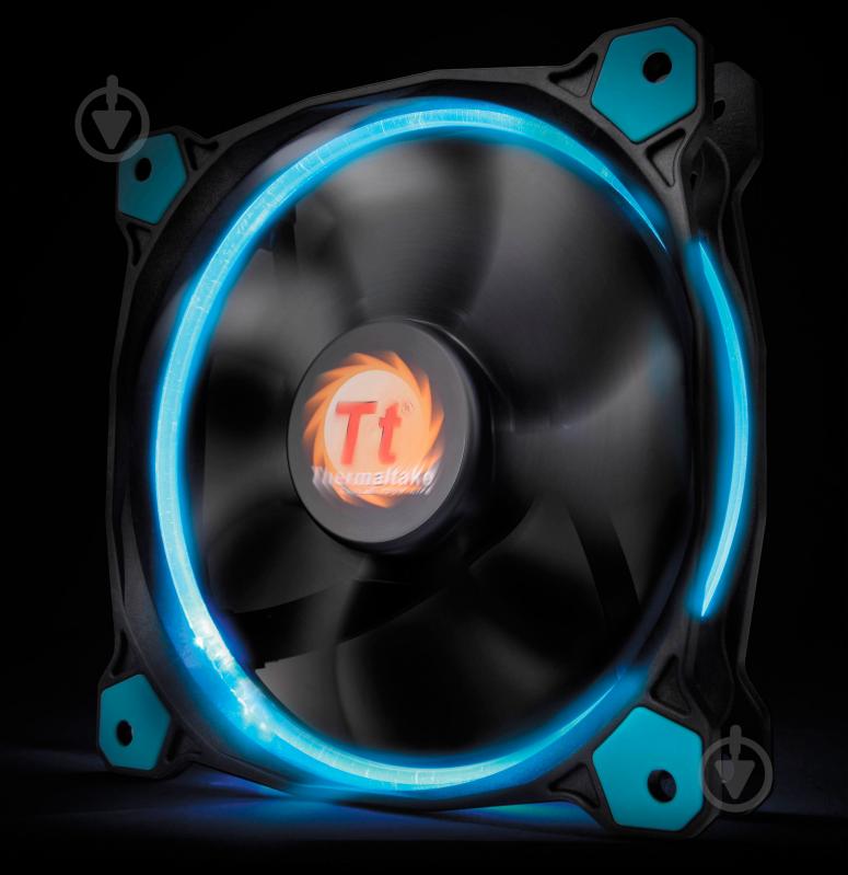 Корпусный кулер Thermaltake Riing 14 Blue LED (CL-F039-PL14BU-A) - фото 6