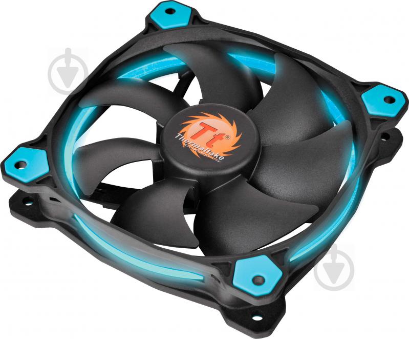 Корпусный кулер Thermaltake Riing 14 Blue LED (CL-F039-PL14BU-A) - фото 3