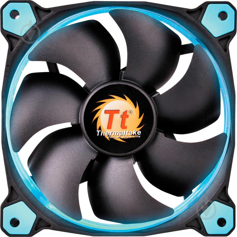 Корпусный кулер Thermaltake Riing 14 Blue LED (CL-F039-PL14BU-A) - фото 1