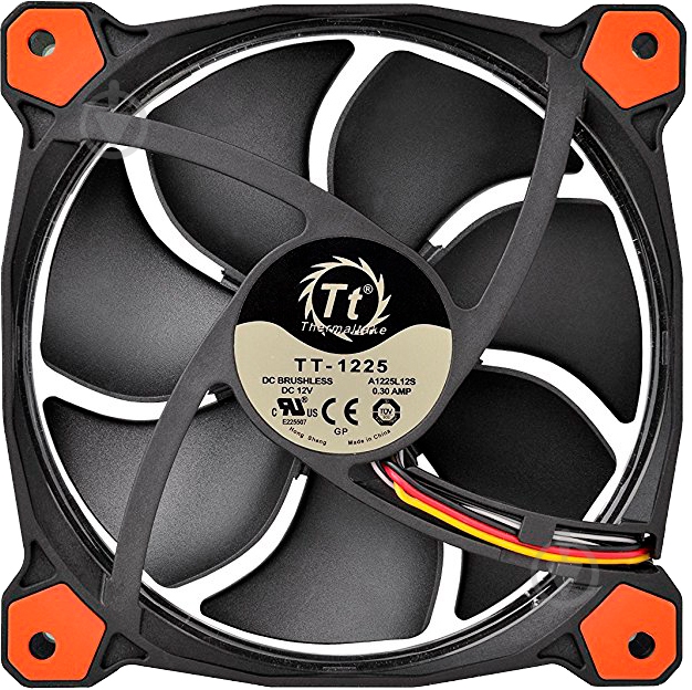 Вентилятор для корпуса Thermaltake Riing 14, Red LED - фото 7