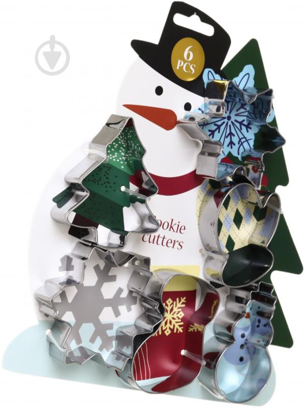 Набор форм для печенья Excellent Houseware Christams 6 шт. в ассортименте - фото 1 Набор форм для печенья Excellent Houseware Christams 6 шт. в ассортименте - фото 1