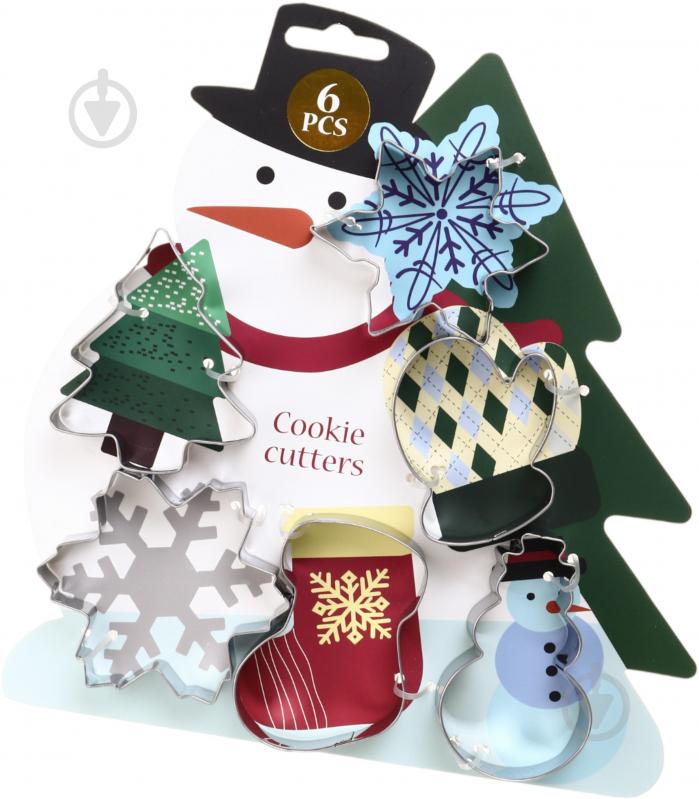 Набор форм для печенья Excellent Houseware Christams 6 шт. в ассортименте - фото 7 Набор форм для печенья Excellent Houseware Christams 6 шт. в ассортименте - фото 7