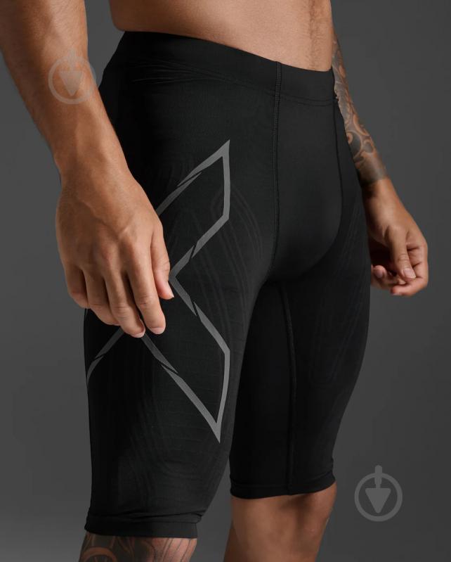 Велосипедки 2XU Light Speed Compression Shorts MA5331b_BLK/BRF р. S чорний - фото 6