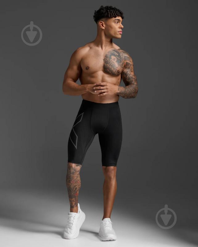 Велосипедки 2XU Light Speed Compression Shorts MA5331b_BLK/BRF р. S чорний - фото 9