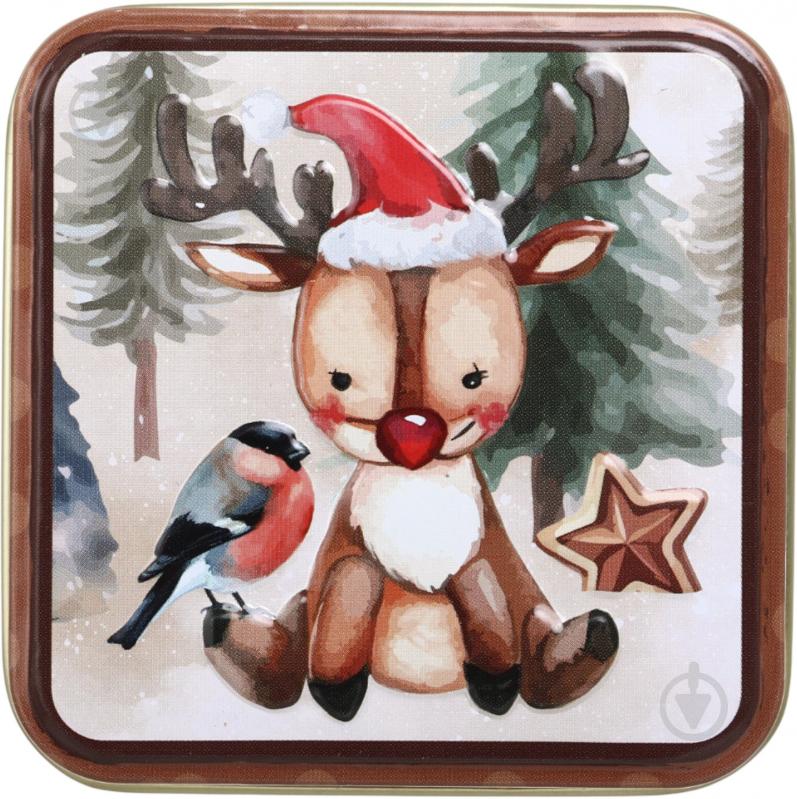 Ємність Excellent Houseware для солодощів New Year 360 мл 7,7х7,7х6,4 см в асортименті - фото 3