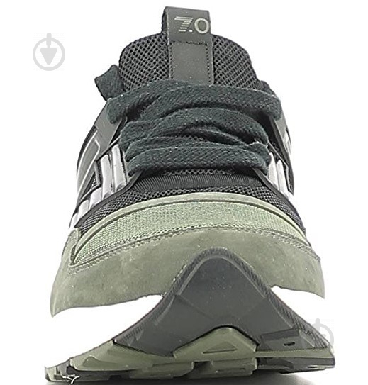 Кросівки чоловічі демісезонні EA7 baskets homme nuove orginale 278060-6A279-01820 р.45 1/3 чорні із зеленим - фото 2