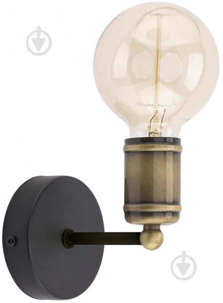 Бра TK Lighting Retro 1PL 1x60 Вт E27 бронза/черный - фото 1