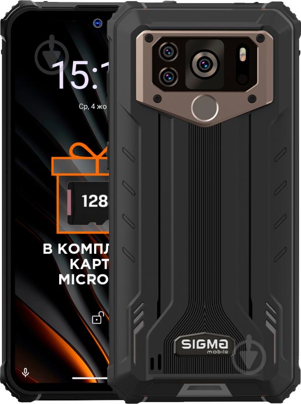 Смартфон Sigma X-treme PQ55 6/64GB black (X-treme PQ55 black) - фото 1