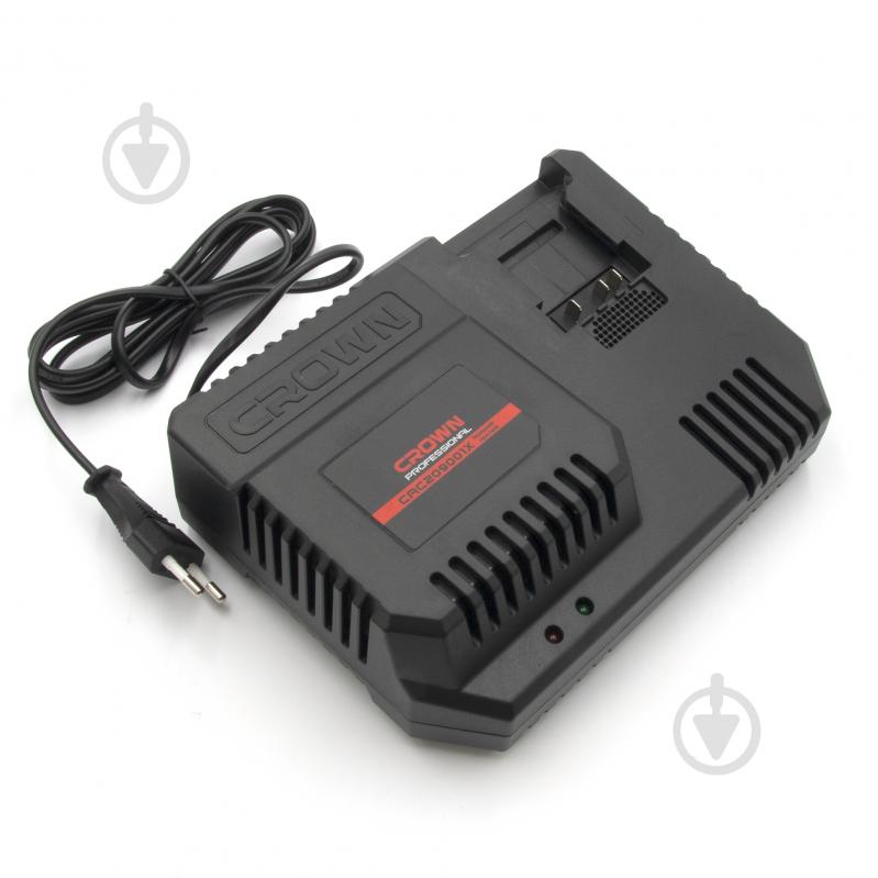 Зарядний пристрій Crown CAC209001X чорний - фото 1 Зарядний пристрій Crown CAC209001X чорний - фото 1