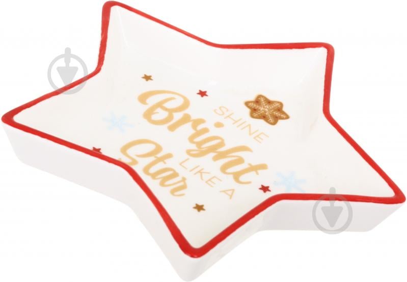 Блюдо сервірувальне Excellent Houseware Christmas 15x12,5x2,5 см в асортименті - фото 2 Блюдо сервірувальне Excellent Houseware Christmas 15x12,5x2,5 см в асортименті - фото 2