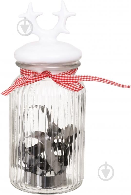 Набор форм для печенья Excellent Houseware и емкость для печенья Christmas 7 предметов 1,35 л. - фото 2 Набор форм для печенья Excellent Houseware и емкость для печенья Christmas 7 предметов 1,35 л. - фото 2