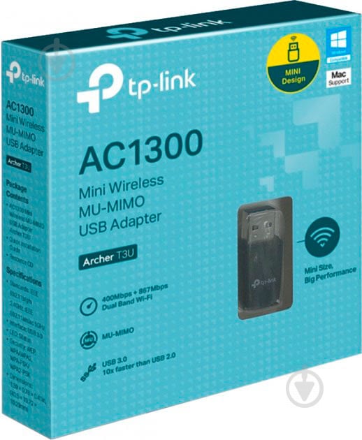 Сетевой адаптер TP-Link Archer T3U - фото 2