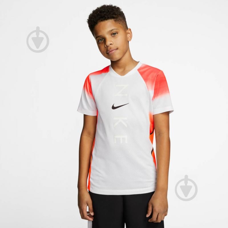 Футболка Nike B NK INSTACOOL SS TOP CJ8289-809 р.XS белый - фото 2