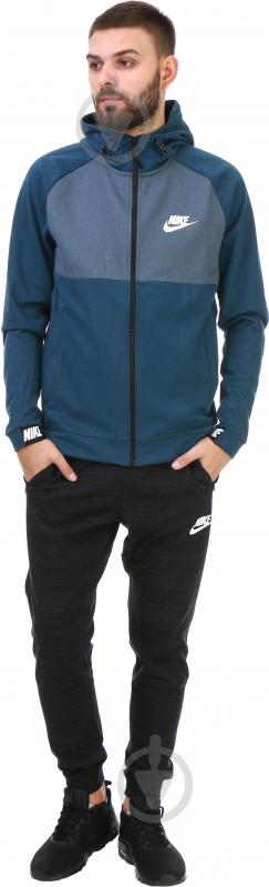 Толстовка Nike M NSW AV15 HOODIE FZ FLC 861742-425 р. S синій - фото 4