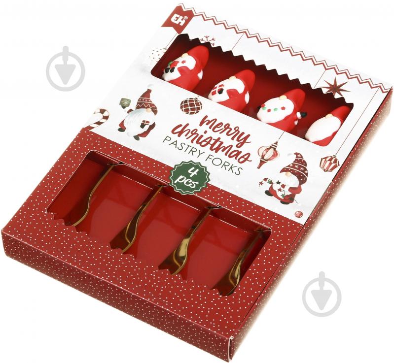 Набор для десерта Excellent Houseware Gnomes 4 шт. 170493310 в ассортименте - фото 15 Набор для десерта Excellent Houseware Gnomes 4 шт. 170493310 в ассортименте - фото 15