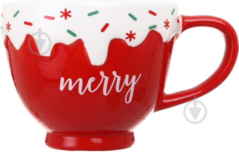 Чашка Excellent Houseware Merry Christmas 250 мл в асортименті - фото 6